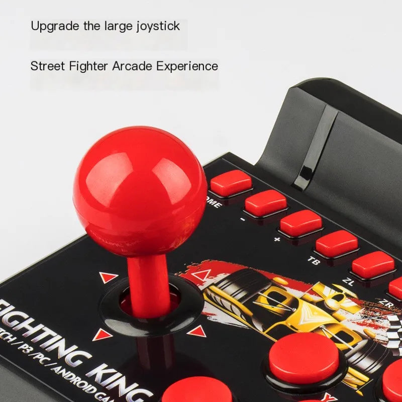 For Switch Action Fighting Game Joystick With Stand for Plug and Play Without Setting, Suitable for Games Street Fighter