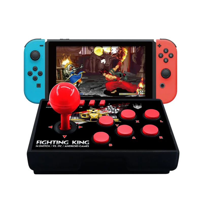 For Switch Action Fighting Game Joystick With Stand for Plug and Play Without Setting, Suitable for Games Street Fighter