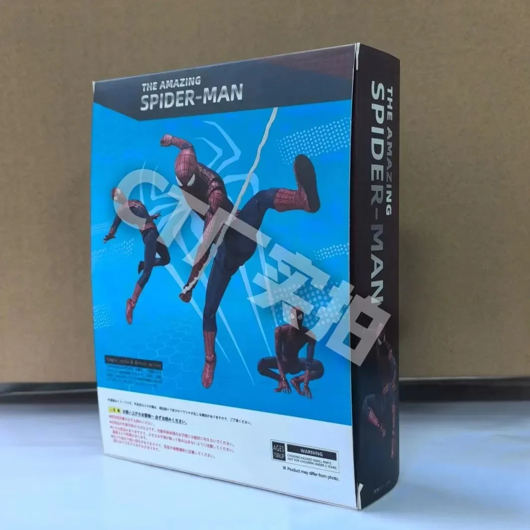 Shf Garfield Spider Man Action Figure Toys Ct Version High Quality Spiderman 2099 Movable Statue Model Doll Figurine Child Gifts